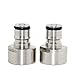 Ball Lock Keg Coupler Adapter - Stainless Steel Ball Lock Quick Disconnect Conversion Kit for Home Brewing