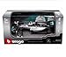 BURAGO BU38026H MERCEDES W07 HYBRID L.HAMILTON 2016 N.44 1:43 MODELLINO DIE CAST