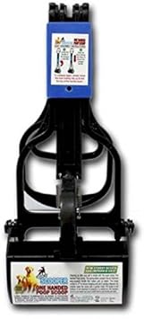 Goofy Tails Foldable Poop Scooper for Dog with Key Chain (Black, Large)