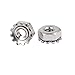 uxcell a16062700ux0799 Kep Nut 4#-40 304 Stainless Steel Female Thread Kep Hex Head Lock Nut 100Pcs