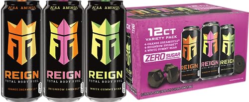 REIGN Total Body Fuel Energy Drink Variety Pack