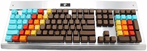 Top printed 108 Key 1976 Mixed Color OEM Profile Thick PBT Dyed Keycaps For M...