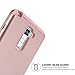 LG Stylo 2 Case, LG Stylus 2 Case, BENTOBEN Heavy Duty Shockproof 3 in 1 Slim Hybrid Hard PC Cover Soft Silicone Rubber Rugged Bumper Protective Phone Case for LG G Stylo 2/Stylus 2/LS775 Rose Gold