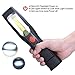 SUPAREE LED Cordless Work Light COB Rechargeable Portable Hand Held Work Lamp with Hanging Hook, Magnetic Holders, 110V & 12V Charging, Multifunction Flashlight