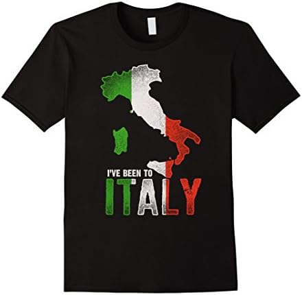 Mens I've Been to Italy Travel Vacation T-Shirt Small Black