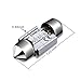 Alla Lighting Super Bright DE3021 DE3175 LED Bulbs, Red Dome, Map, Trunk, Step Courtesy Lights, 31mm 7065 DE3022 CAN-Bus Interior Festoon Lamps