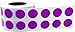 Lilac Color Coding Labels for Organizing Inventory 0.50 Inch Round Circle Dots 1,000 Total Adhesive Stickers On A Roll