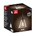 GLOBE Electric 65580 1-Light Plug-in Pendant, Matte Black, Clear Glass Shade, E26 Base Socket, Kitchen Island, Café, Decorative, Ceiling Hanging Light Fixture, Modern, Vintage, Bulb Not Included