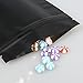 QQ Studio 100 Matte Double-Sided Black Mylar Foil Flat Zip Lock Bags (MED ~ 3.9