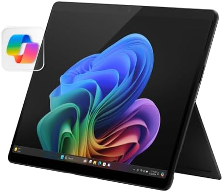 Microsoft Surface Pro 2-in-1 Laptop/Tablet (2024), Windows 11 Copilot+ PC, 13" Touchscreen OLED Display, Snapdragon X Elite (12 Core), 16GB RAM, 256GB Storage, Black, Amazon Exclusive