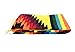 Open Road Goods Mexican Yoga Blanket, Navajo Aztec Southwestern Diamond XL Thick Serape with Stripes