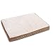 Milliard Quilted Padded Orthopedic Dog Bed, Egg Crate Foam with Plush Pillow Top Washable Cover (35 inches x 22 inches x 4 inches)
