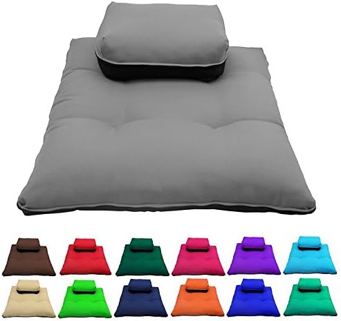 Magshion* Meditation Zafu & Zabuton Set, Cushions, Training, Exercise, Yoga Mats- 2 Sizes