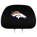 Team ProMark Denver Broncos Head Rest Covers - Set of 2