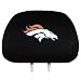 Team ProMark Denver Broncos Head Rest Covers - Set of 2