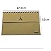 Hybsk(TM) 10 pcs Sheets Envelope Postcard Letter Stationary Storage Paper AirMail Vintage (Tan)