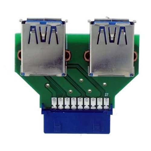 image for SEDNA - USB 3.0 20-Pin ICC to Dual Type-A Adapter (SE-USB3-2A-20P) ( 3