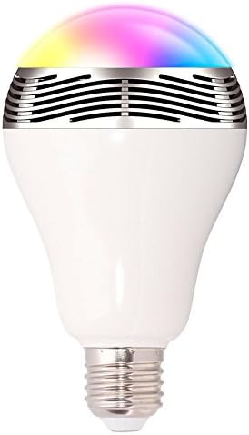 Bluetooth Smart RGBW LED Light Bulb, Music Speaker Night Light, Smartphone Controlled Multicolored Color Changing Lights Works with IPhone, IPad, Android Phone and Tablet for Home Hotel ¡­