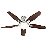 Hunter Hr 25816 52 Brushed Nickel Ceiling Fan W Light 5