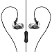 Sound Intone E6 Pro In-ear Headphones Sweatproof Sports Running Earbuds Noise Isolating Earphones with In-line Mic and Remote Control for Cellphones PC MP3 etc (Black)