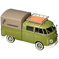 M & J/MiJo Exclusives Motormax 79554GRN Volkswagen Type 2 (T1) Kundendienst Delivery Pickup Truck Green 1/24 Diecast Model Car