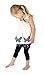 Country Kids Girls' Stretchy Pima Cotton Above Ankle Footless Dance Leggings Tights, Pack of 2