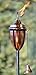 H Potter Copper Torches Rustic Patio Outdoor Garden Torch Set of Two