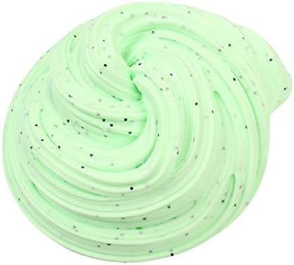 Geyou Fluffy Slime,Floam Slime Scented Stress Relief Toy No Borax Sludge Toys for Kids and Adult New (C)