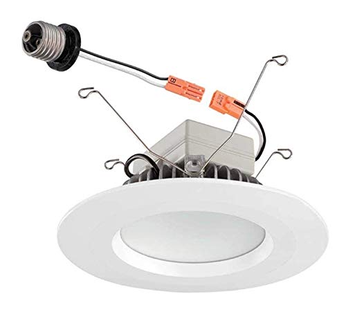 Commercial Electric 6 in. Recessed White LED Trim