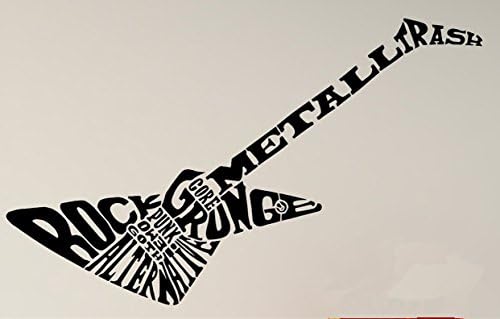 Music Electric Guitar Heavy Metal Guaranteed Rubber Stamps custom stamps rubber