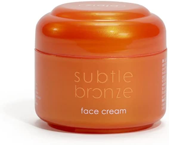 Ziaja Subtle Bronze Tanning Face Cream 50ml Light Moisturiser Walnut Amber