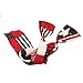 Carede Cute Rabbit Ear Twist Bow Wired Headbands Headwrap Scarf Hairband Hair Holder Hair Accessory,Pack of 9