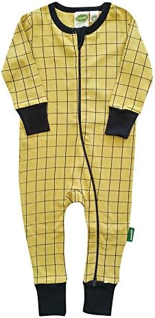 Parade Organics Signature Print '2-Way' Zip Romper - Long Sleeve