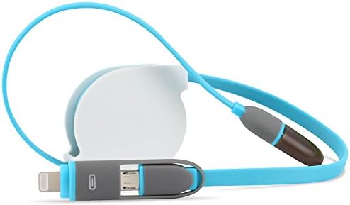 USB Cable - Micro USB 2.0 Data Cable High Speed 2 in 1 Multifunctional Universal USB Charger Cable for Android Samsung Galaxy S6 Edge / iPhone 6 6s Plus phone - Blue