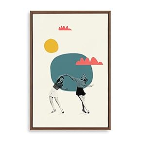 signwin Framed Canvas Wall Art Abstract Colorful Canvas...