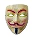 Neon Nightlife Men's Light Up V for Vendetta, Guy Fawkes Mask, One Size, Multicolor
