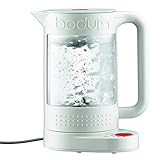 Bodum 11659-913US Bistro Electric Water Kettle, double Wall with Temperature Control, 1L, 37 oz, White
