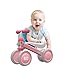 YGJT Baby Balance Bikes Bicycle Baby Walker Toys Rides for 1 Year Boys Girls 10 Months-24 Months Baby's First Bike First Birthday Gift Pink Duck