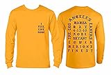 I Feel Like Kobe Yellow Gold Long Sleeve T Shirt (Small)