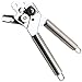 PROLOSO Manual Can Opener Bottle Opener Stainless Steel