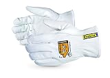 Superior (Endura-378GKTFG) Goatskin Leather Work Gloves - Kevlar Lined Cut Resistant, Arc Flash Safety Work Gloves, X-Large