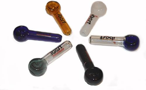 Glass Spoon Pipe IBEST Mini Oil Burner Smoking Hand Pipes UK Seller Free Fast Delivery (Sunny Yellow)