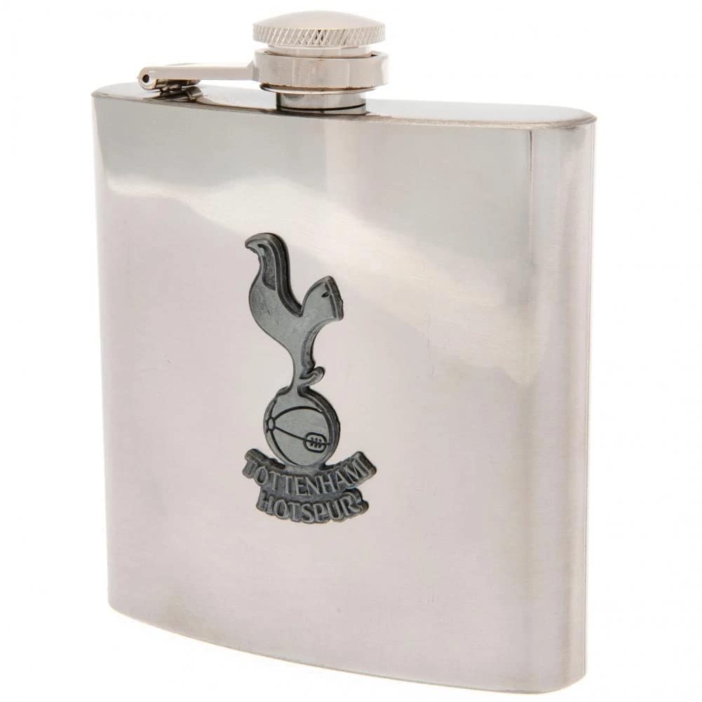 Tottenham Hotspur Fc Spurs 6oz Stainless Steel Hip Flask Antique Style