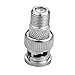 Eightnoo BNC Male Plug to F Female Jack Adapter Coax Connector Coupler adapters CCTV Camera (Pack of 5)