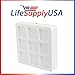 LifeSupplyUSA Aftermarket Replacement Filter Kit designed to fit IQAIR PreMax Filter F8 IQAir Pre Max 102 10 10 00