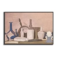 Framed Canvas Wall Art Still Life by Giorgio Mordian Canvas Prints Home Artwork Decoration for Living Room,Bedroom - 16x24 inches