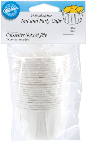 Wilton Nut and Party Cups, Standard, White
