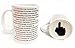 Ceramic Coffee Mug Grammar Expletive and Rude Mugs Middle Finger Cute Mugs - Funny Saying Flip Off Porcelain Coffee Cup with White, 11Oz