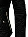 NE PEOPLE Womens Lightweight Quilted Zip Jacket, Small, NEWJ22BLACK