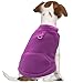 EXPAWLORER Polar Fleece Vest Dog Clothes - Fall Dog Sweater Pet Clothing, Warm Soft Pullover Sleeveless Dog Jacket with Small Pocket, Cold Winter Coat for Small Medium Large Dogs (Purple, S)